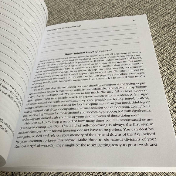 Highly Sensitive Person's Workbook Self Assessment Activities Exercises Coping - Picture 9 of 15
